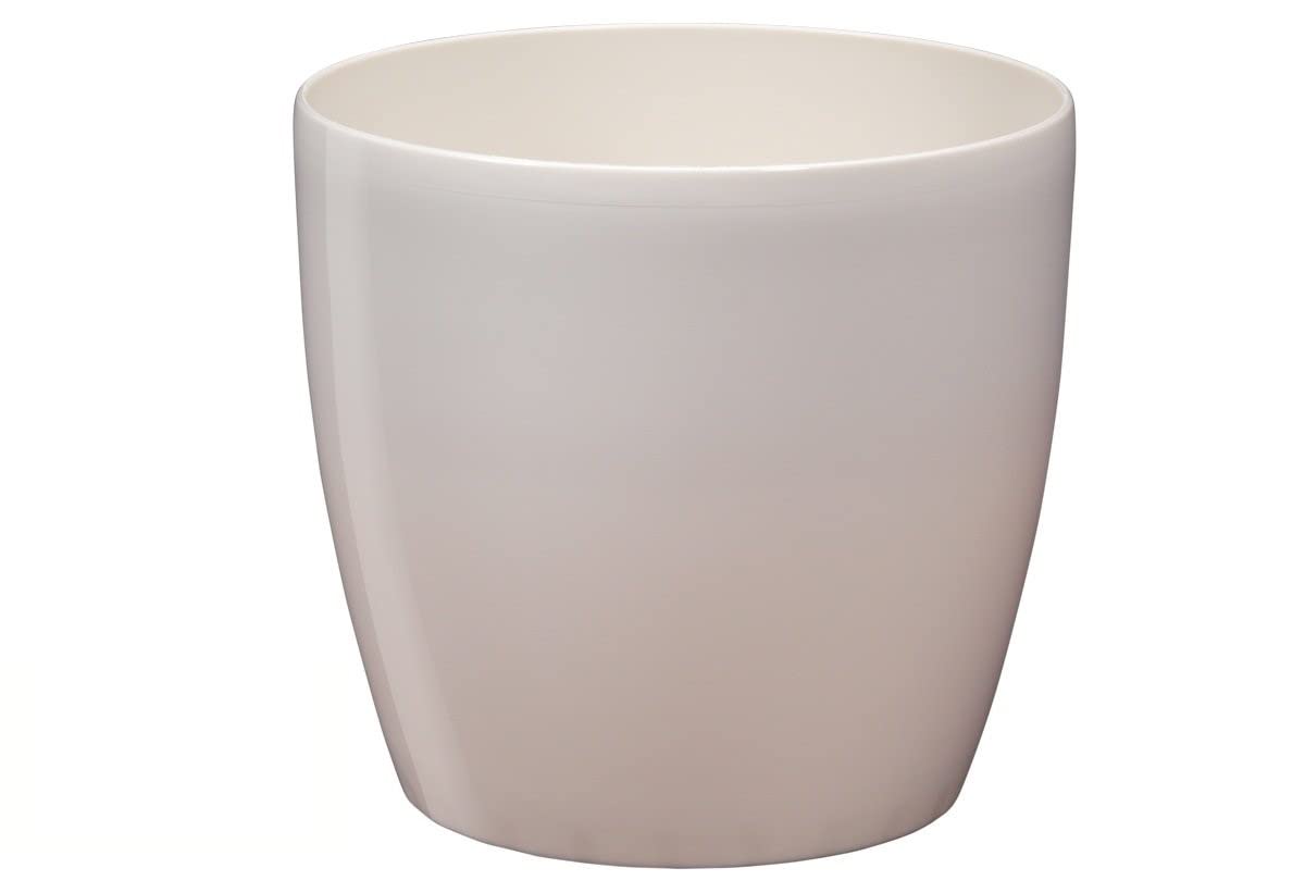 VIMAL White Polypropylene Plant Pots - Durable & Modern -4