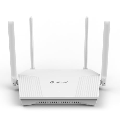 U-SPEED AX1500 WiFi 6 Router Dual Band Wireless Internet Router, Wireless Speed Up to 1.5 Gbps, Full Gigabit Ports, Beamforming, OFDMA, MU-MIMO, Parental Controls, WPA3, EasyMesh