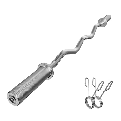 POWER GUIDANCE 2 Inch Curl Bar with Weights 47