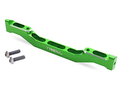 Cadre de châssis central inférieur SCX6 Axial alu 7075 TREAL vert 1/6