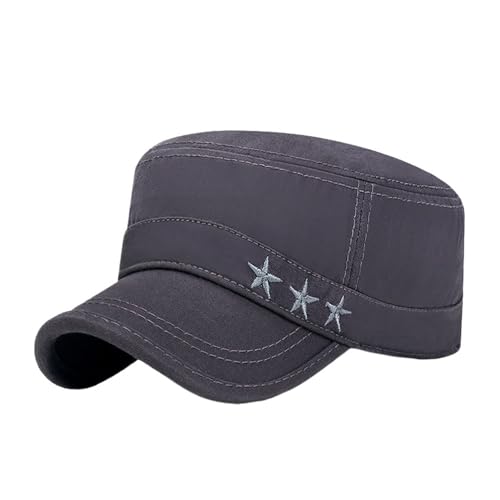 Gorra plana para el sol de algodón transpirable y cierre ajustable 2