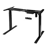 AECOJOY Electric Stand Up Desk Frame, Height Adjustable Standing Base Single Motor DIY Workstation with Memory Controller