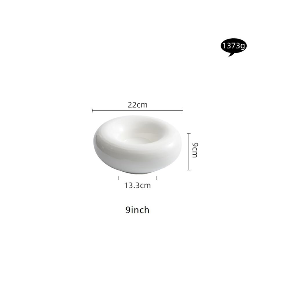 Talerz Jadalniczy, Talerz ceramiczny, talerz warzywny, do użytku domowego, hotelowy, restauracyjny, okrągły, gazpacho(9inch)
