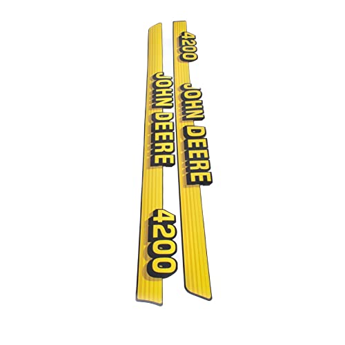 John Deere 4200 Hood Trim Decal Set for a 4200 Compact Tractor M116986 M116987