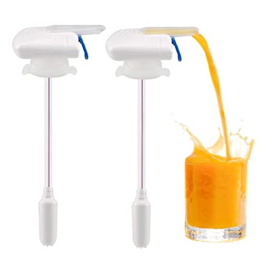 2Pack Automatic Drink Dispenser, Milk Dispenser for Fridge Gallon, Milk Gallon Dispenser, Can Prevent Milk Juice Beer Spill Proof, Suitable for Outdoor and Home Kitchens