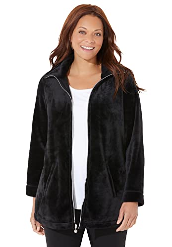 Catherines Women's Plus Size Ultimate Plush Jacket