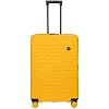 Bric's B|Y Ulisse Checked Luggage with Spinner Wheels Expandable Lightweighted Hard Shell Suitcase, TSA Combination Lock - Removeable Wash Bag Included - 28 Inch, Mango