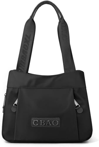 WHITEROWS Large Capacity Nylon Crossbody Bag,CBAO Nylon Handbag,Waterproof Wear-Resistant Shoulder Bag for Women