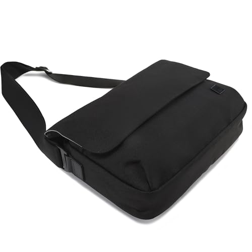Bolso mensajero para laptop 14 pulgadas Knomo Osaka negro miniatura 6