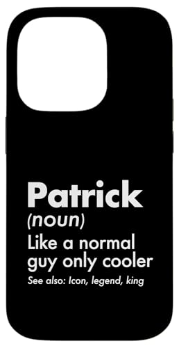 Patrick Like A Normal Guy Only Cooler Legend King �t�@�[�X�g�l�[�� �X�}�z�P�[�X iPhone 14 Pro �p