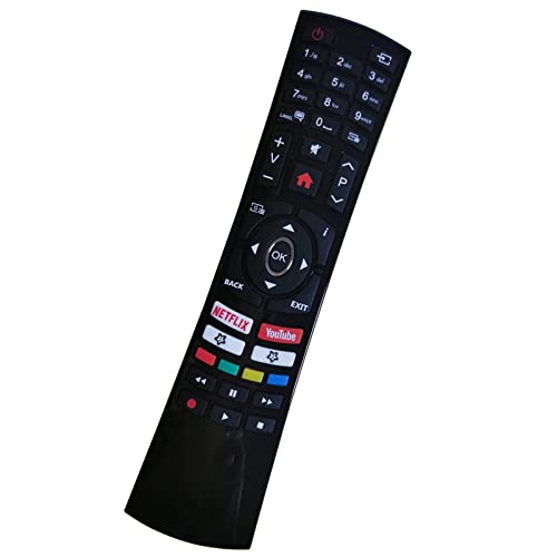 Replacement Remote Control RC4390 Fit for JVC 4K Ultra HD Android TV: LT-55VA3035 LT-43VA3035 LT-50VA3035 Hitachi UHD 4K Android TV: 43HAK5750 49HAK5750 50HAK5750 55HAK5750 58HAK5750