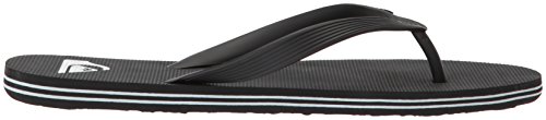 Quiksilver Men's Molokai 3 Point Flip Flop Sandal, Black/Black/White, 11 #TOP5