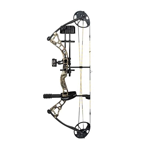Diamond Archery Infinite 305 Adjustable Fully Accessorized Hunting Compound Bow - 7-70 LBS Draw Weight, 19"-31" Draw Length, 305 FPS, Right Hand, Mossy Oak