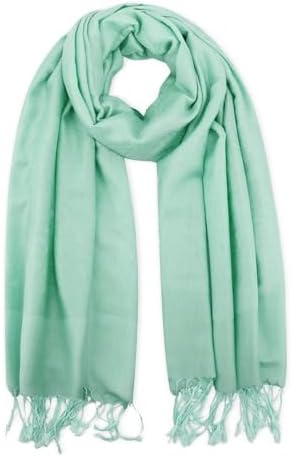 vimate Silky Paisley Pashmina Shawl Scarf-Women's Soft Double-side Jacquard Pashminas Wrap for Evening Dress Travel Shawl