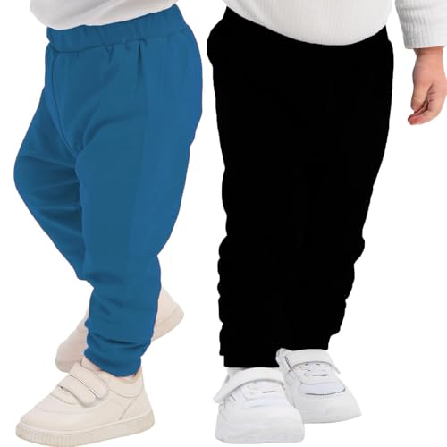 deiko 100% Baumwolle Babyhosen Kinderhosen | 2 er-Pack Lässig...
