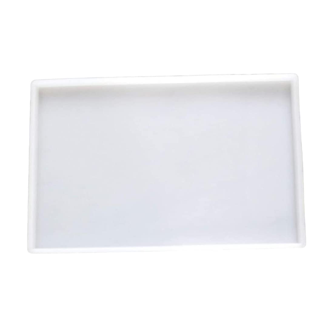 Wedhapy 30X20cm Silicone Tray Mold Diy Thick Rectangle Tray Mould Large Resin Casting Mold Silicone Tray Mold Resin Tray Mold Tray Molds For Resin Casting Thick Rectangle Tray Mold Resin Casting Mold