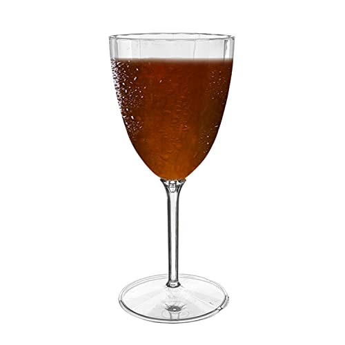 Plastic Margarita Cups, Disposable Wine Goblets, Clear Champagne Flutes Toasting Glasses, Party Cocktail Drinking Cups, Elegant Drinkware For All Occasions (96 Pcs 7 Oz. Wine Glasses) #TOP1