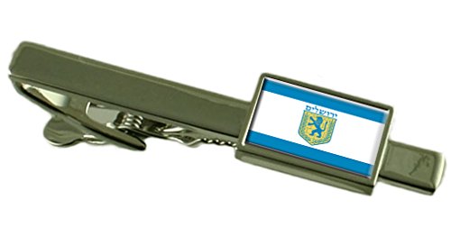 Regalo de Clip de Corbata de Israel con Motivo de Jerusalén