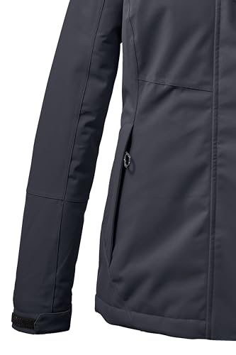 Killtec Damen Outdoorjacke Funktionsjacke mit abzippbarer Kapuze KOW 140 WMN Jckt wasserdicht, Winddicht, atmungsaktiv 00814-dunkelnavy 44