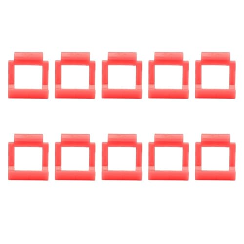 Retenedores PCIe para tarjetas riser, pack 10 piezas Rojo miniatura 1
