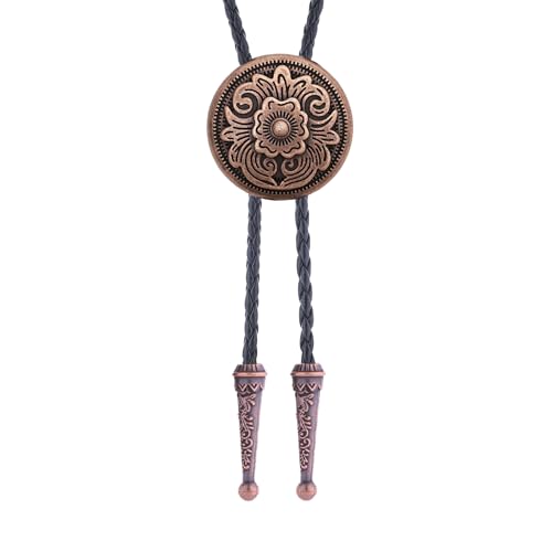 Image of Jeilwiy Bolo Tie for Men, Western Bolero Tie Cowboy Ties Native American Cowgirl Bolo Tie Accessories for Men Women