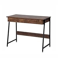 Amazon | パソコンデスク 引き出し付き 木製 机 幅100×奥行48×高さ76cm