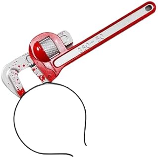 Boolavard Halloween Hair Hoop Horror Blood Fake Ax Saws Knife Gothic Headband Prop Decor