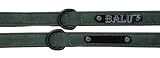 Jacks O Be Hundehalsband Halsband Name Gravur personalisiert Haustier Hund Katze Leder (Grün, M)
