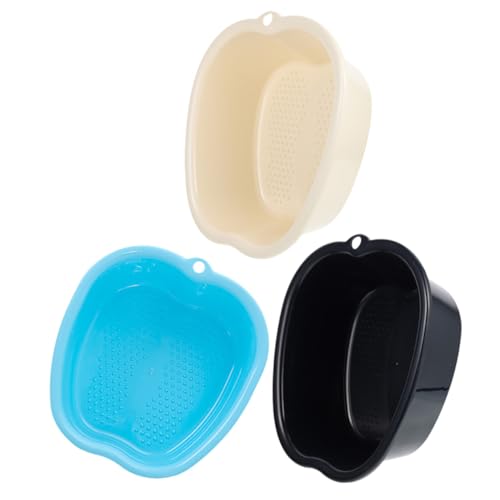 Baldes para baño de pies de plástico resistente, 3 unidades miniatura 1