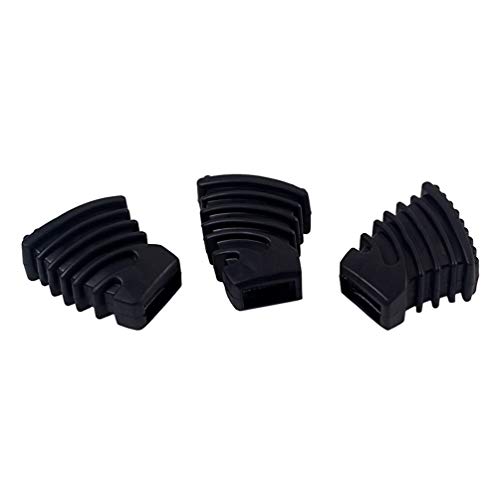 Piezas de goma para soporte de platillos y hardware de batería HEALLILY, tamaño S, 3 unidades (negro) miniatura 2