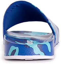 MUK LUKS Men's Pool Limbo Slide Sandal, Navy Camo, 8-9 | Image 5