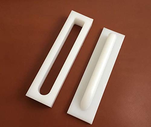 ZHONGJIUYUAN Estojo de couro para caneta DIY Shape Modeling Made Fixed Resin Mold