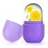 Ice Roller for Face and Eye, Facial Beauty Ice Roller Skin Care Tools, Ice Facial Cube, Gua Sha Face Massage, Silicone Ice Mold y (Purple)