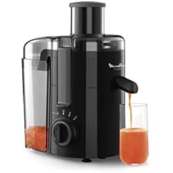 Licuadora Moulinex Facimix Moulinex Frutelia JU370810 - Licuadora 350 W, gran diámetro de apertura, diseño compacto, 2 velocidades, filtro de acero inoxidable, depósito de 950 ml, piezas extraíbles aptas para lavavajillas