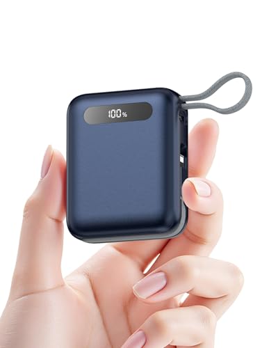 Portable Charger, 10000mAh Ultra Mini Portable Charger Power...