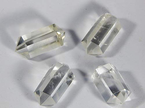Cristal de roche à double extrémité en quartz naturel de taille Small