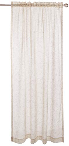 Lorraine Home Fashions Fenstervorhang, Weide, 137,2 x 213,4 cm, elfenbeinfarben Cover