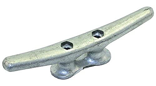 Invincible Marine 8-Inch Cast Iron Galvanized Cleat