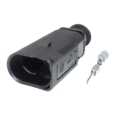 Conector de bobina VW Golf de 2 pines macho para reparar fallos del sensor de encendido de 1.5mm 2