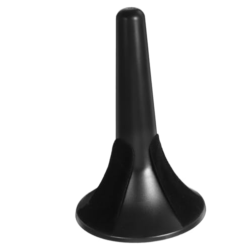 Holibanna Portable Detachable Trumpet Stand with Foldable Metal Legs Ergonomic Holder for Brass Instruments Durable Base with Protective Pads for and Storage