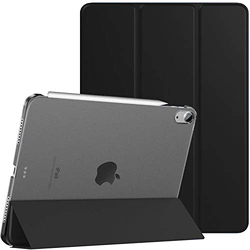 Image of DuraSafe Cases for iPad Air 6th 2024 5th 2022 4th 2020 Gen [Air 4 /5 / 6 / Air 11 ] 10.9 11 A2588 A2316 MM6R3HN /A MM6T3HN /A MYHX2HN /A MYJ22HN /A Slim Lightweight PC Dual Angle Stand Cover - Black