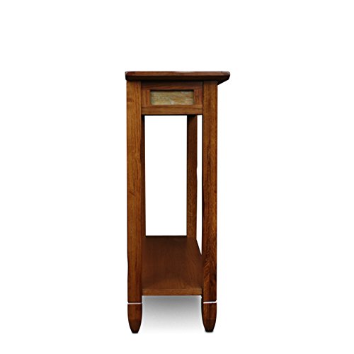 Image of Leick Home Sibley Console Table, 28 inch, Rustic Oak