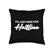 I'm Just Here For Halftime Marching Band Mom Design Throw Pillow