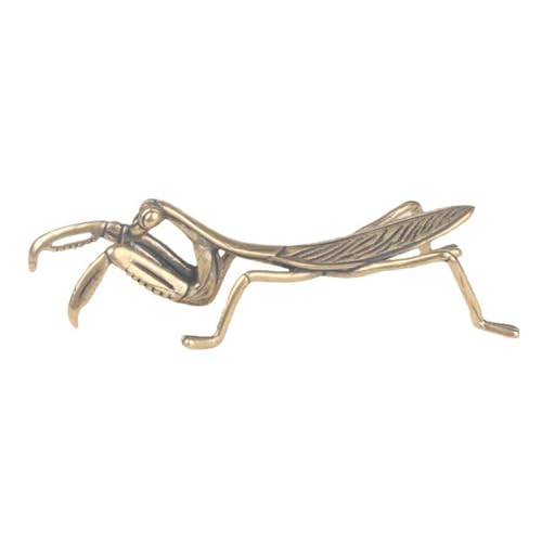 Statue d'insecte en bronze et laiton fait main pour cabinet de curiosités