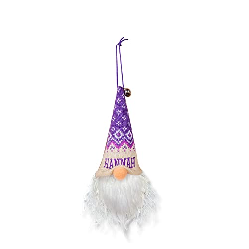 History & Heraldry Light Up Gonk Pre-personalised Christmas Hanging Decoration Hannah 00269860324