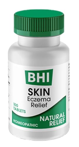 MediNatura BHI Skin Eczema Relief - Tablets that Relieve Skin Irritation & Redness - Fast-Acting Easy-to-Use & Chewable - 100 Count
