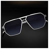 Piloten Sonnenbrille Herren Klare Sichtlinie,Nicht Leicht Zu Verformen Sonnebrille Herrenn Klassische Moderne Autofahrerbrille Outdoor Sportarten Strand