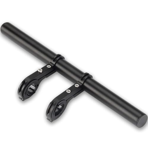 Prolunga Manubrio Bici 20 Cm In Alluminio - Estensione Universale Con 2 Staffe E Chiave Esagonale Per Luci, Tachimetro, Action Cam