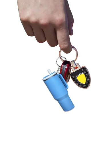 Chaveiro fofo para acessórios Stanley Cup, acessórios fofos de copo, berloques de bolsa de mão para