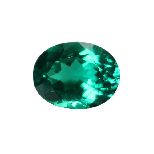 Lab Grown Emerald Colombia And Zambia Green Color Oval Diamond Cut Loose Gemstone DIY Jewelry With AGL Certificate